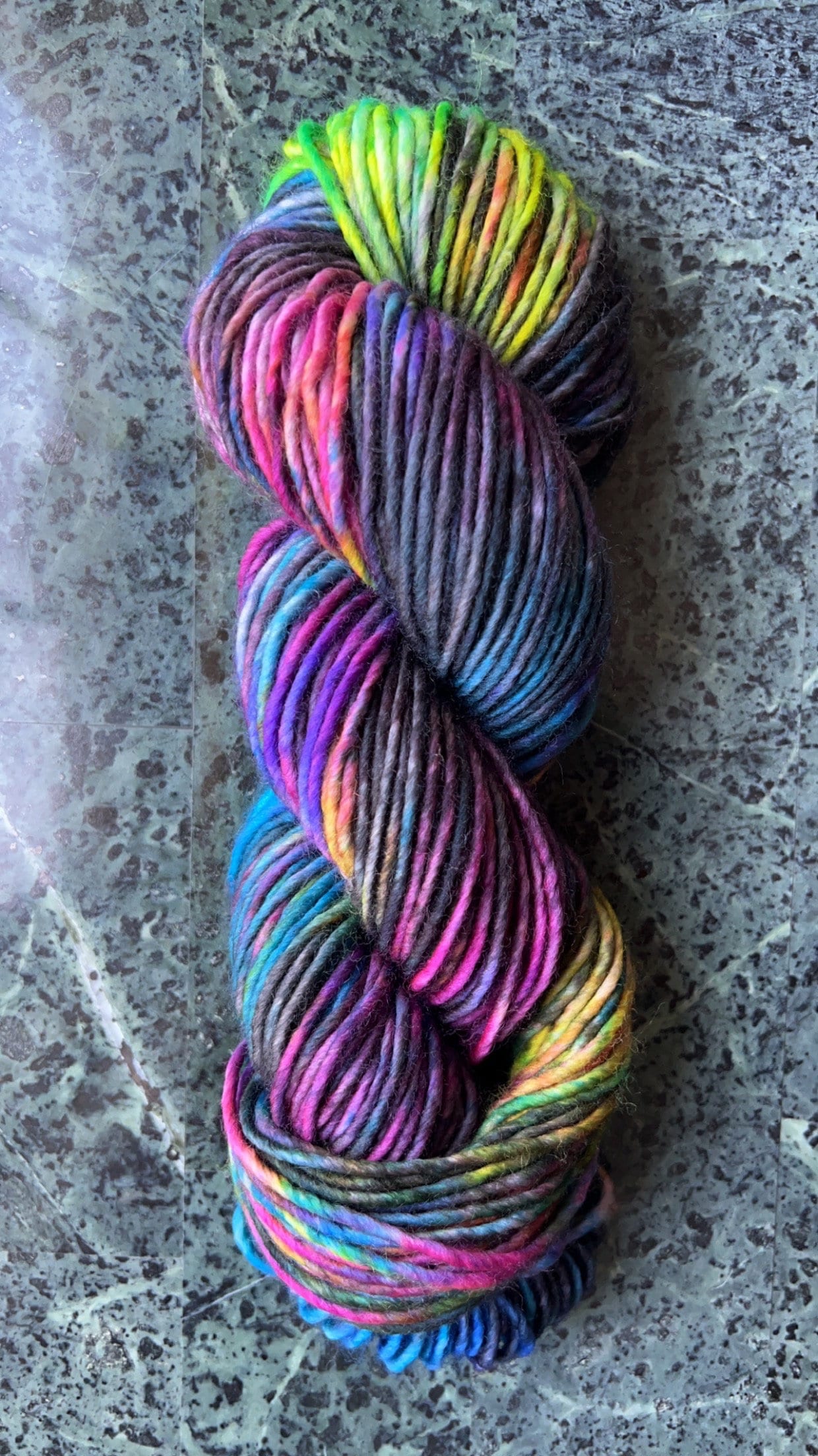 Hand dyed yarn | worsted/aran yarn | hand dyed merino wool yarn | indie dyed wool | Rave