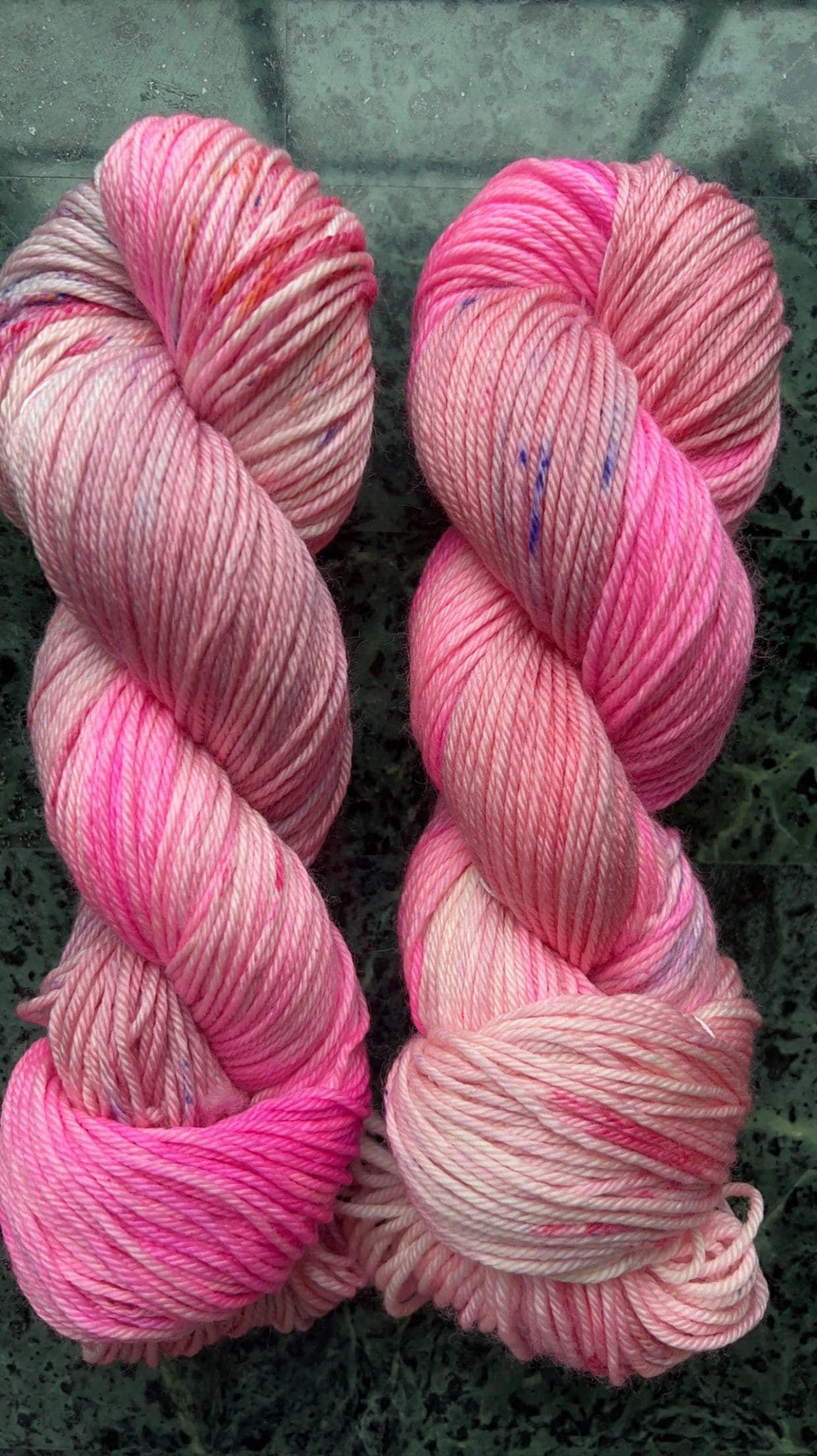 Hand-Dyed Merino Wool Yarn - Soft and Durable Yarn for Knitting and Crocheting | Indie Dyed Merino Wool | Worsted | Cupcake Frosting