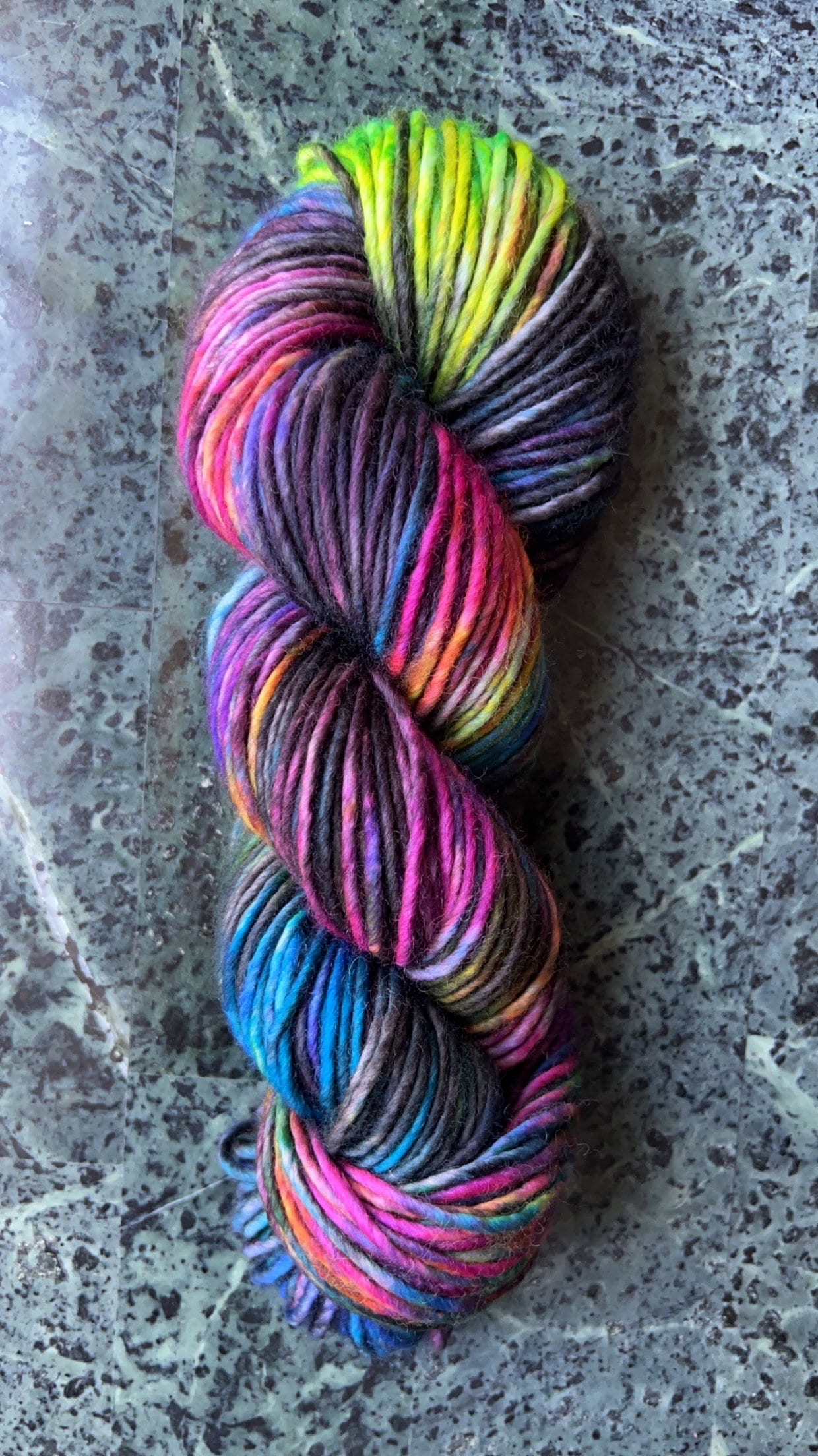 Hand dyed yarn | worsted/aran yarn | hand dyed merino wool yarn | indie dyed wool | Rave