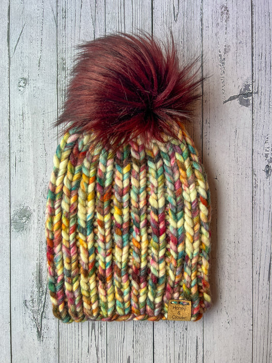 100% Merino Wool Knit Hat | Classic Beanie – Fits Ages 3 to Adult