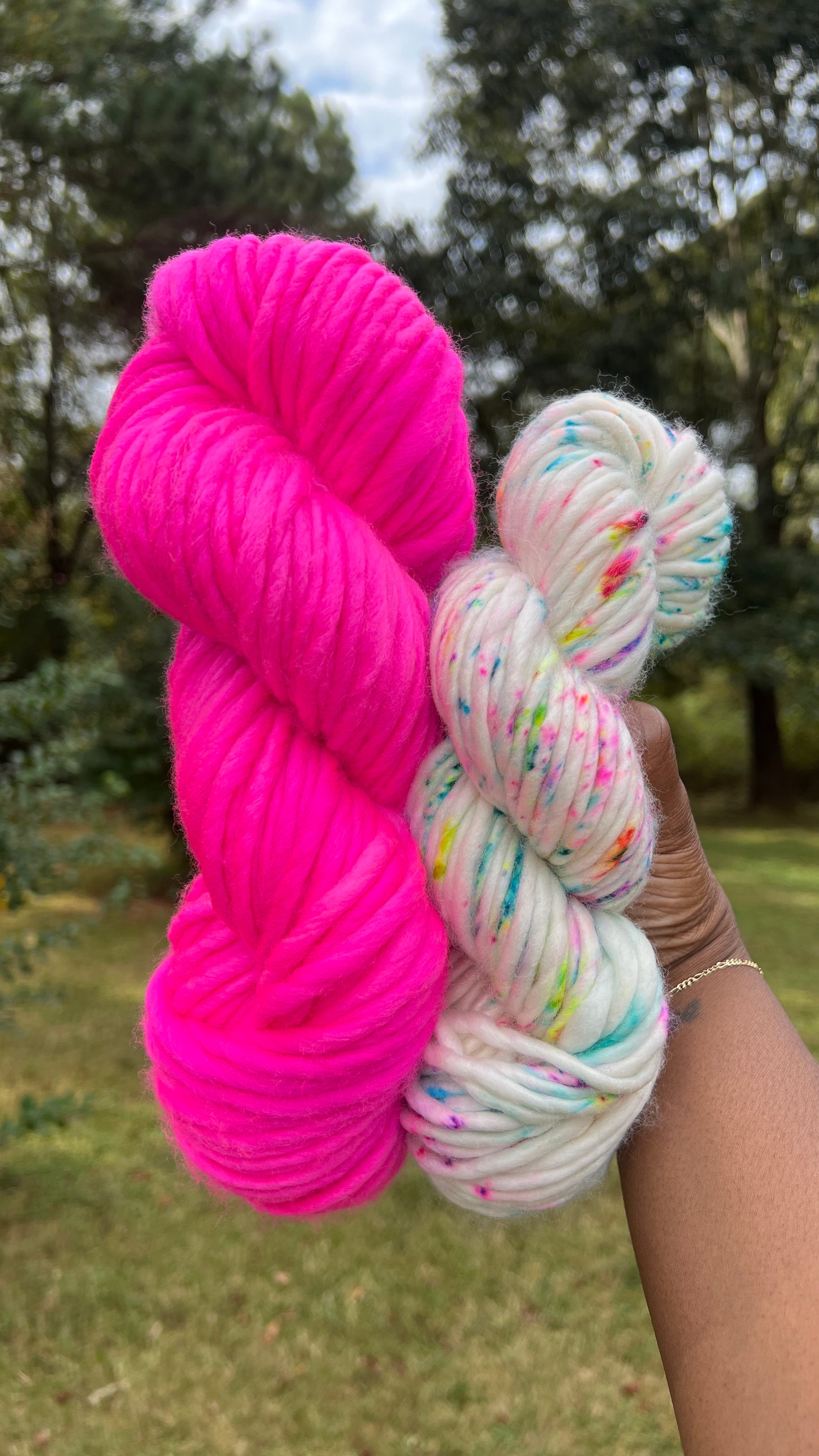 Yarn Pack – Hot Pink & Confetti