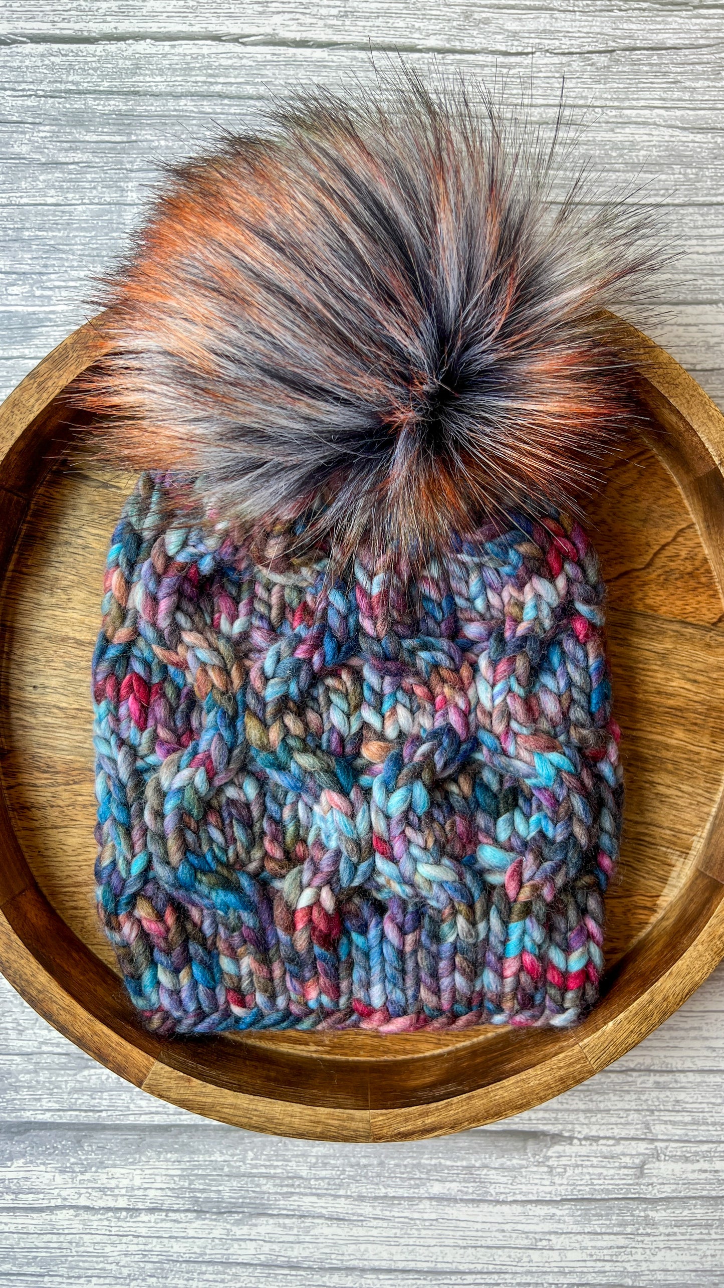 100% Merino Wool Knit Adult Hat | Squiggly Beanie