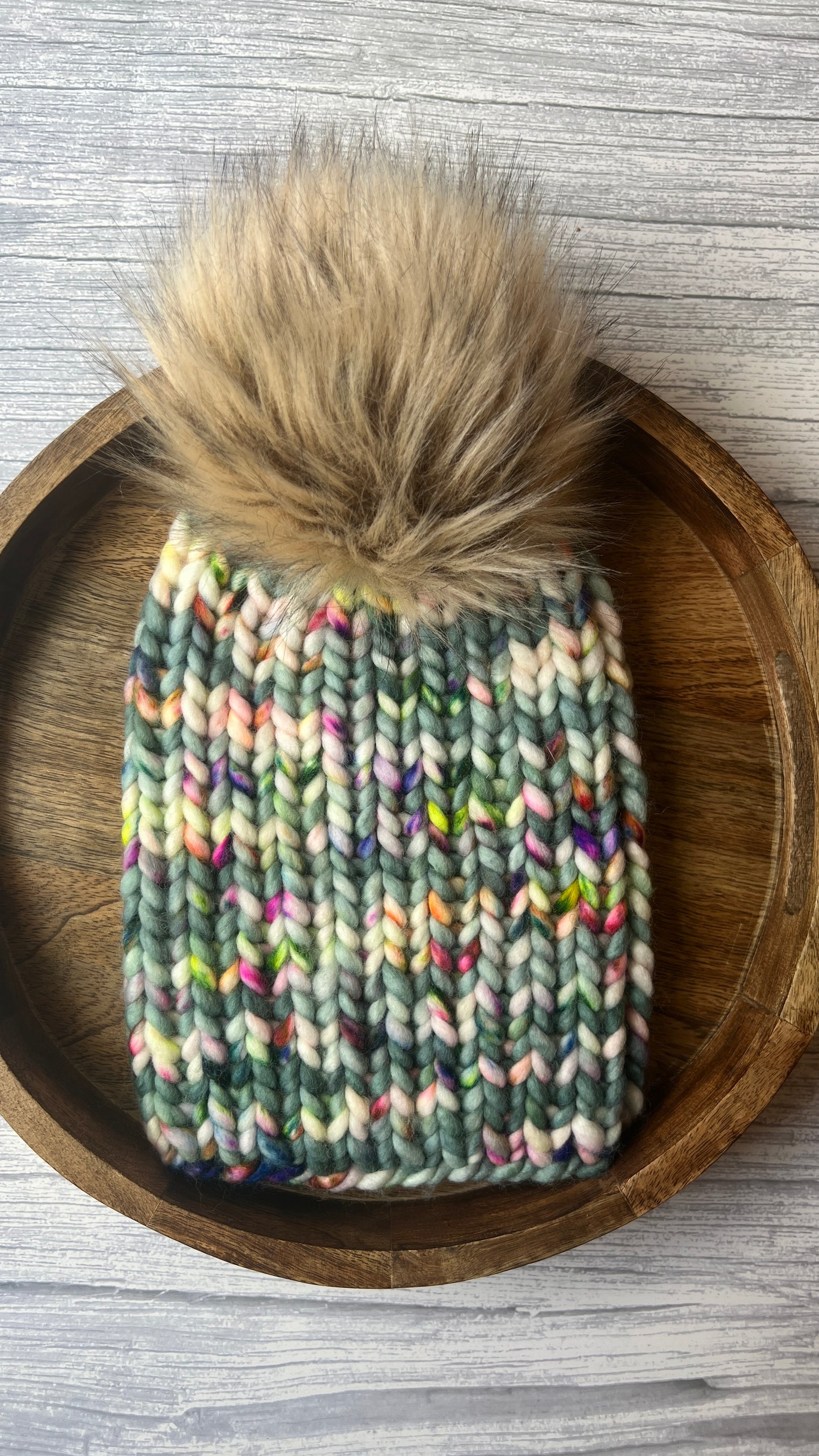 100% Merino Wool Knit Adult Hat | Classic Ribbed Beanie