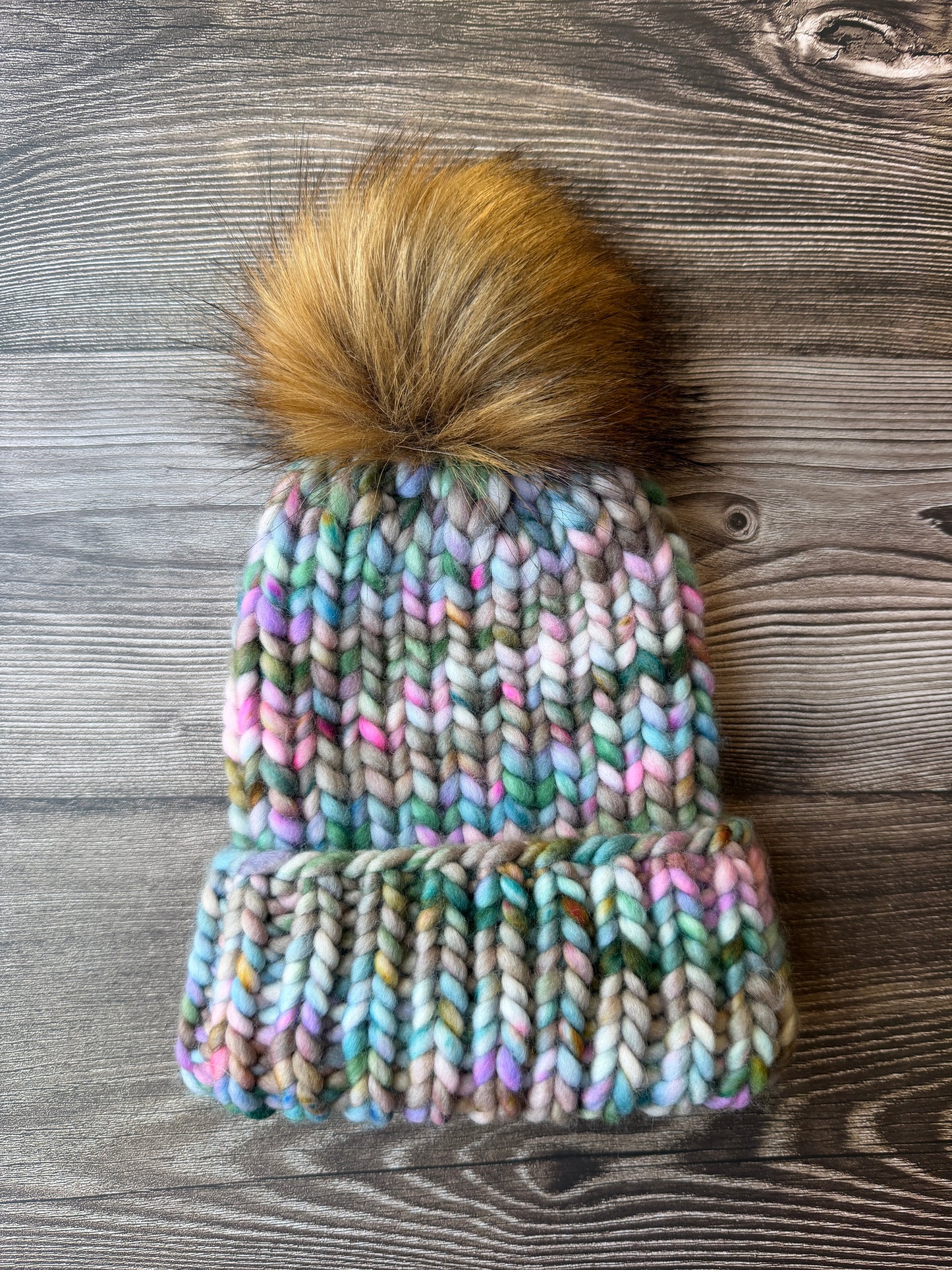 100% Merino Wool Knit Hat | Classic Folded-Brim Beanie