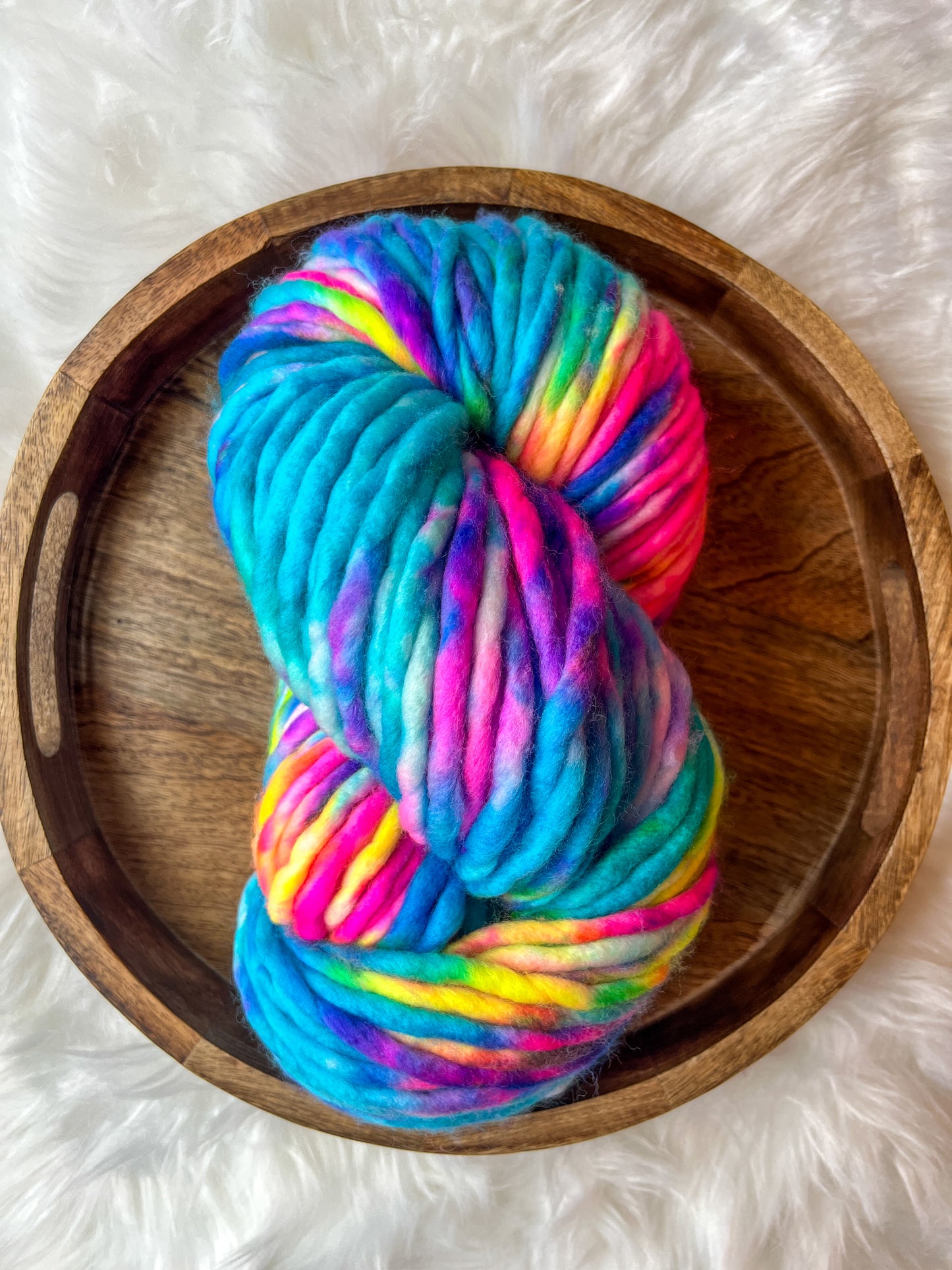 READY TO SHIP | Super Bulky - Jill’s Rainbow Brite