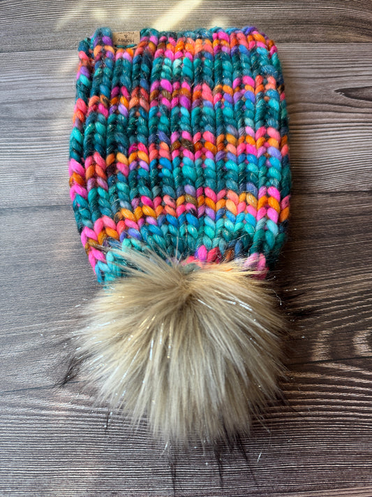 100% Merino Wool Knit Hat | Classic Beanie – Fits Ages 3 to Adult