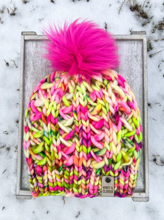 100% Merino Wool Knit Hat | Corset Beanie