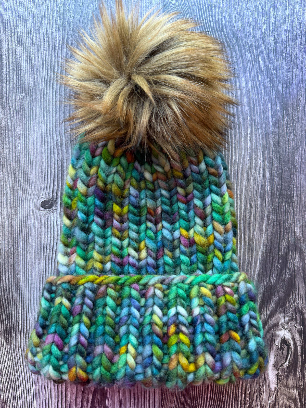 100% Merino Wool Knit Hat | Classic Folded-Brim Beanie