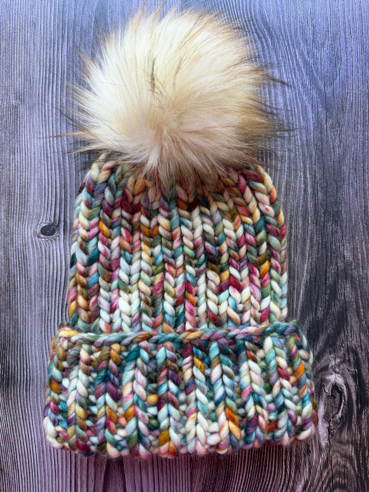 100% Merino Wool Knit Hat | Classic Folded-Brim Beanie