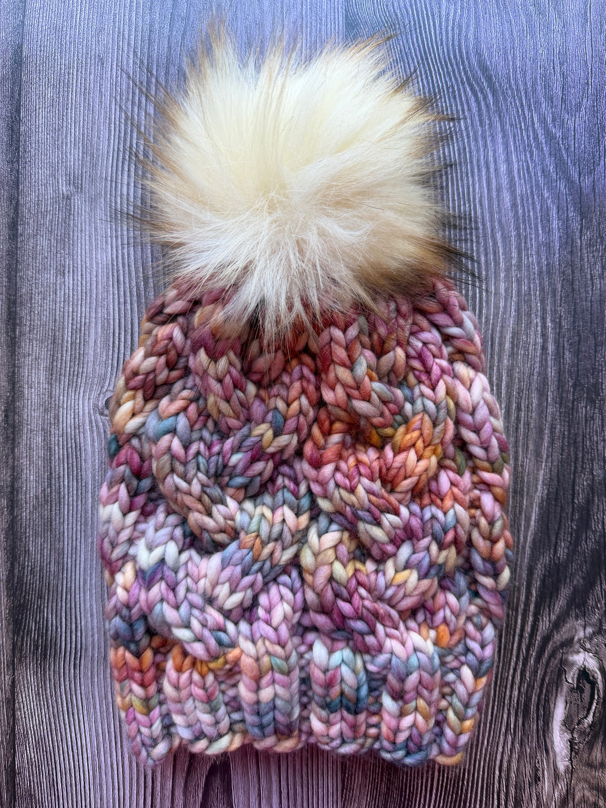 Handknit 100% Merino Wool Hat | Monster Cables Beanie