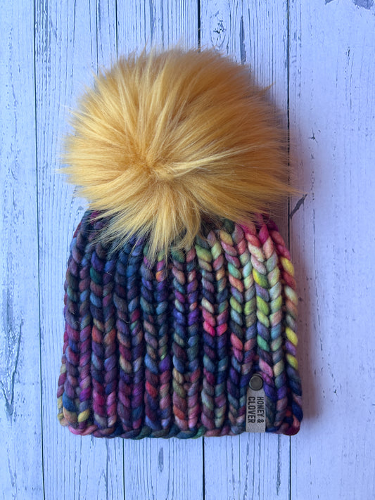 Kid's 100% Merino Wool Luxury Knit Beanie | Baby 6-12 mo.