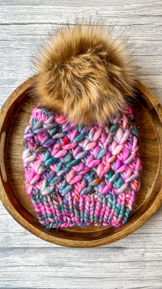 Sparkly Merino Wool Knit Adult Hat | Crush Hat