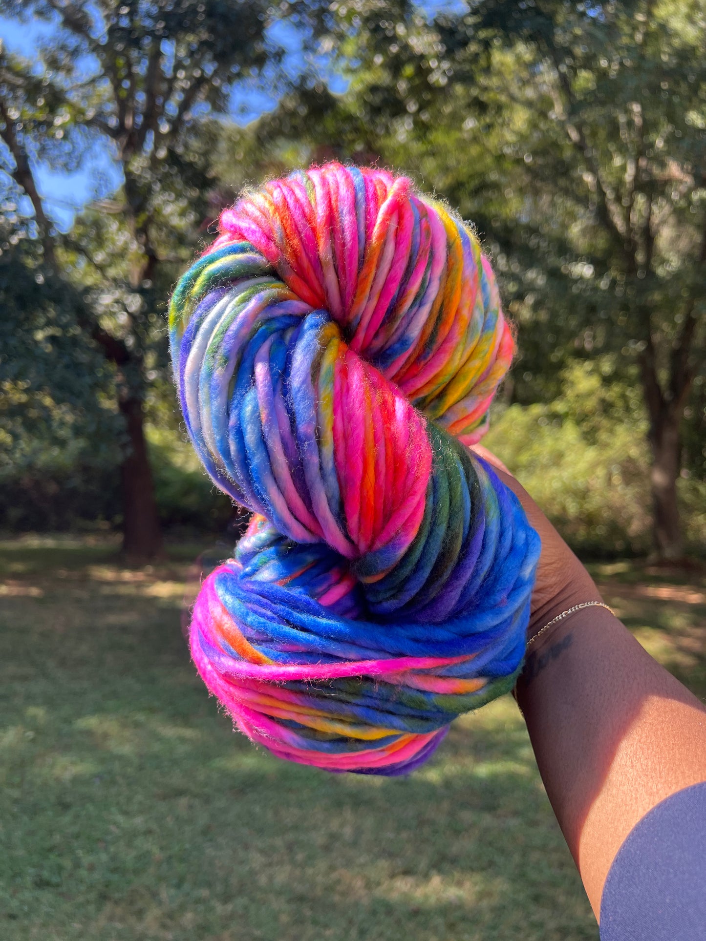 READY TO SHIP | Super Bulky - Rainbow Brite