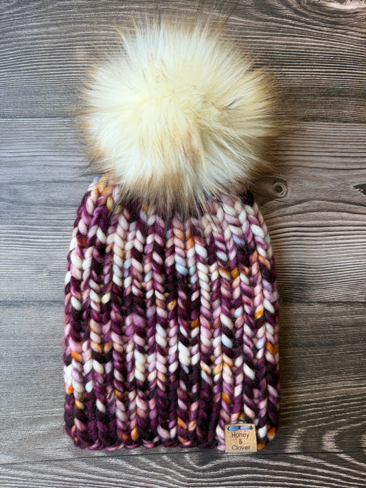 100% Merino Wool Knit Hat | Classic Beanie – Fits Ages 3 to Adult