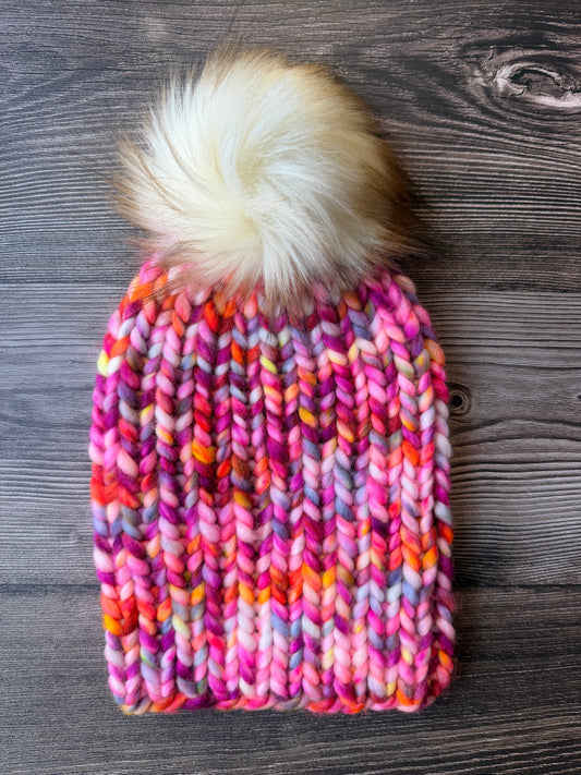 100% Merino Wool Knit Hat | Classic Beanie – Fits Ages 3 to Adult