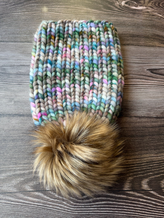 100% Merino Wool Knit Hat | Classic Beanie – Fits Ages 3 to Adult