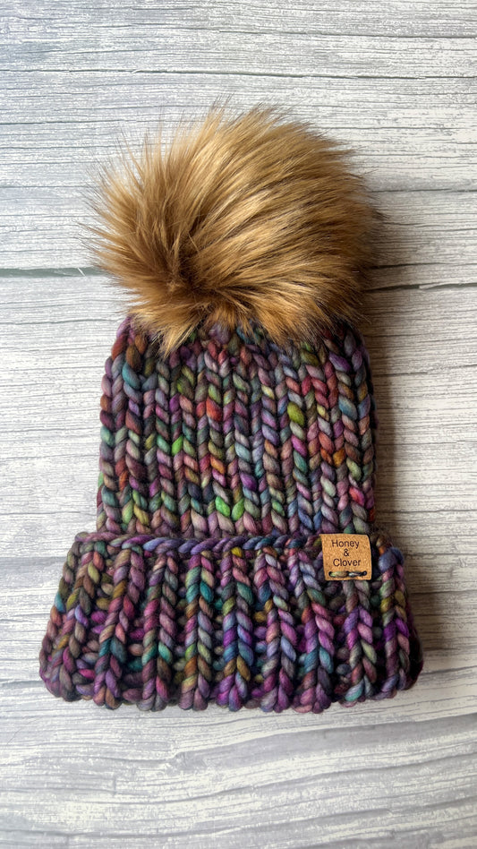 100% Merino Wool Knit Adult Hat | Dawson Beanie