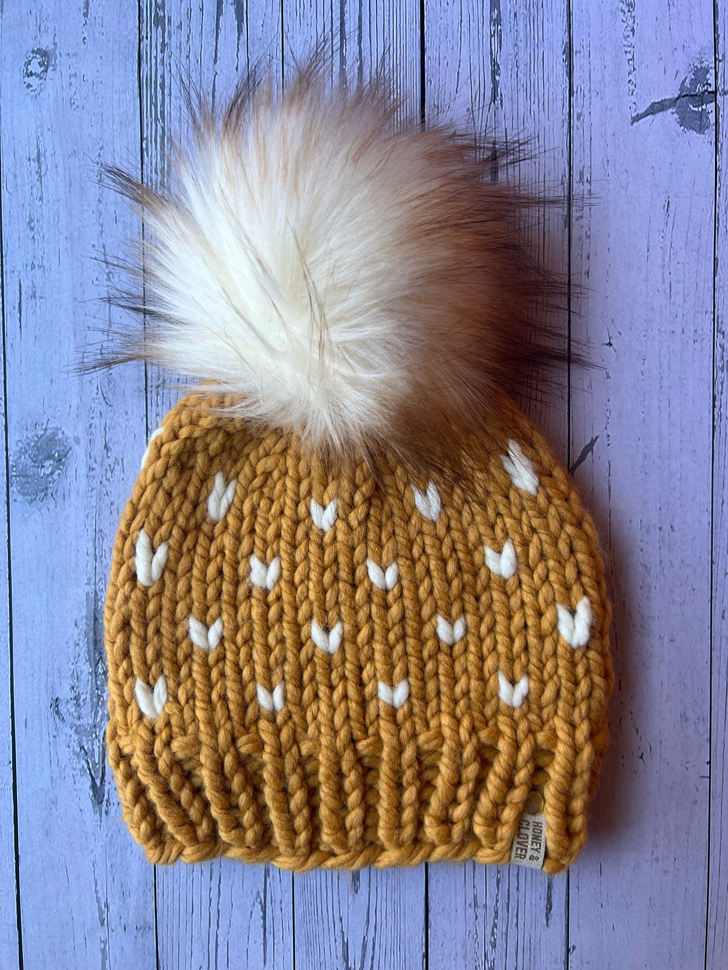 Kid's Wool Knit Beanie | Kids/Youth 3-5 years | Heart Hat