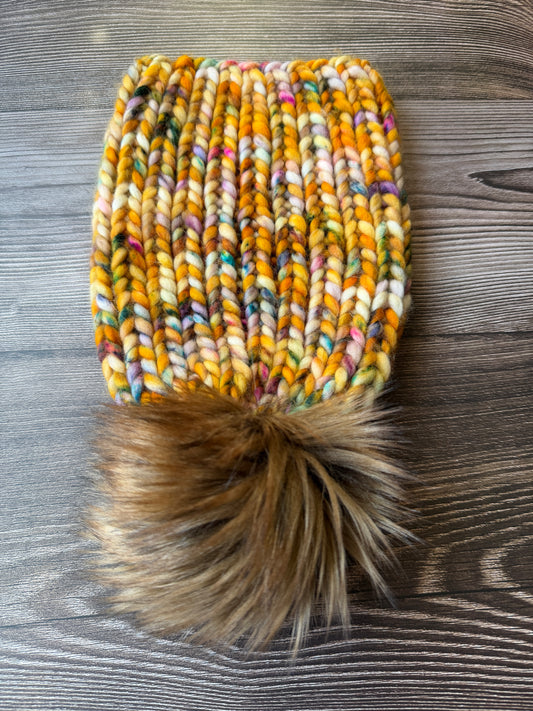 100% Merino Wool Knit Hat | Classic Beanie – Fits Ages 3 to Adult