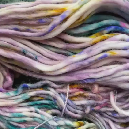 Hand dyed yarn | super bulky yarn | hand dyed merino wool yarn | indie dyed wool | Blossom