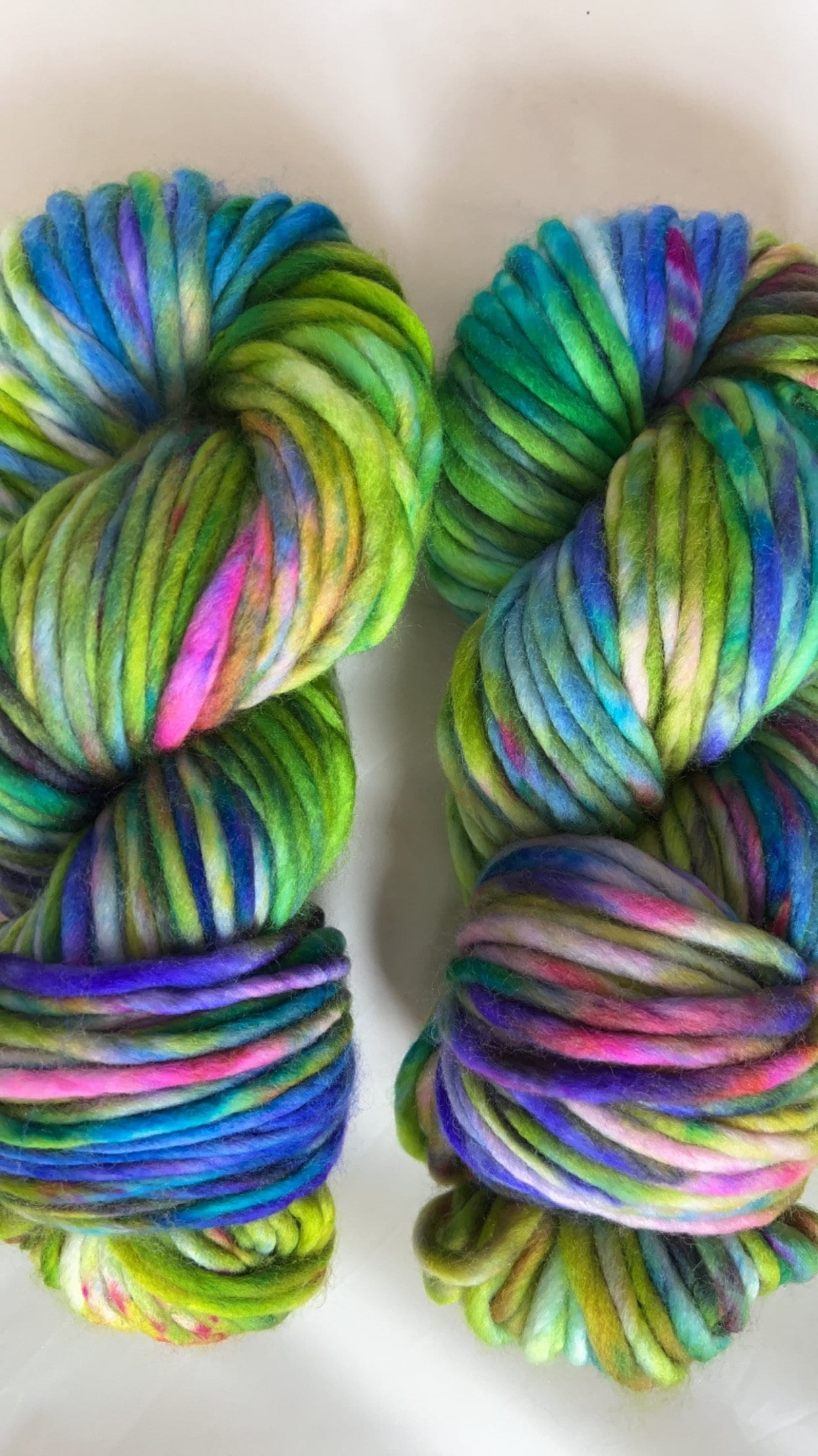 Hand-Dyed Merino Wool Yarn - Soft and Durable Yarn for Knitting and Crocheting | Indie Dyed Merino Wool | Super Bulky | Wild Thing