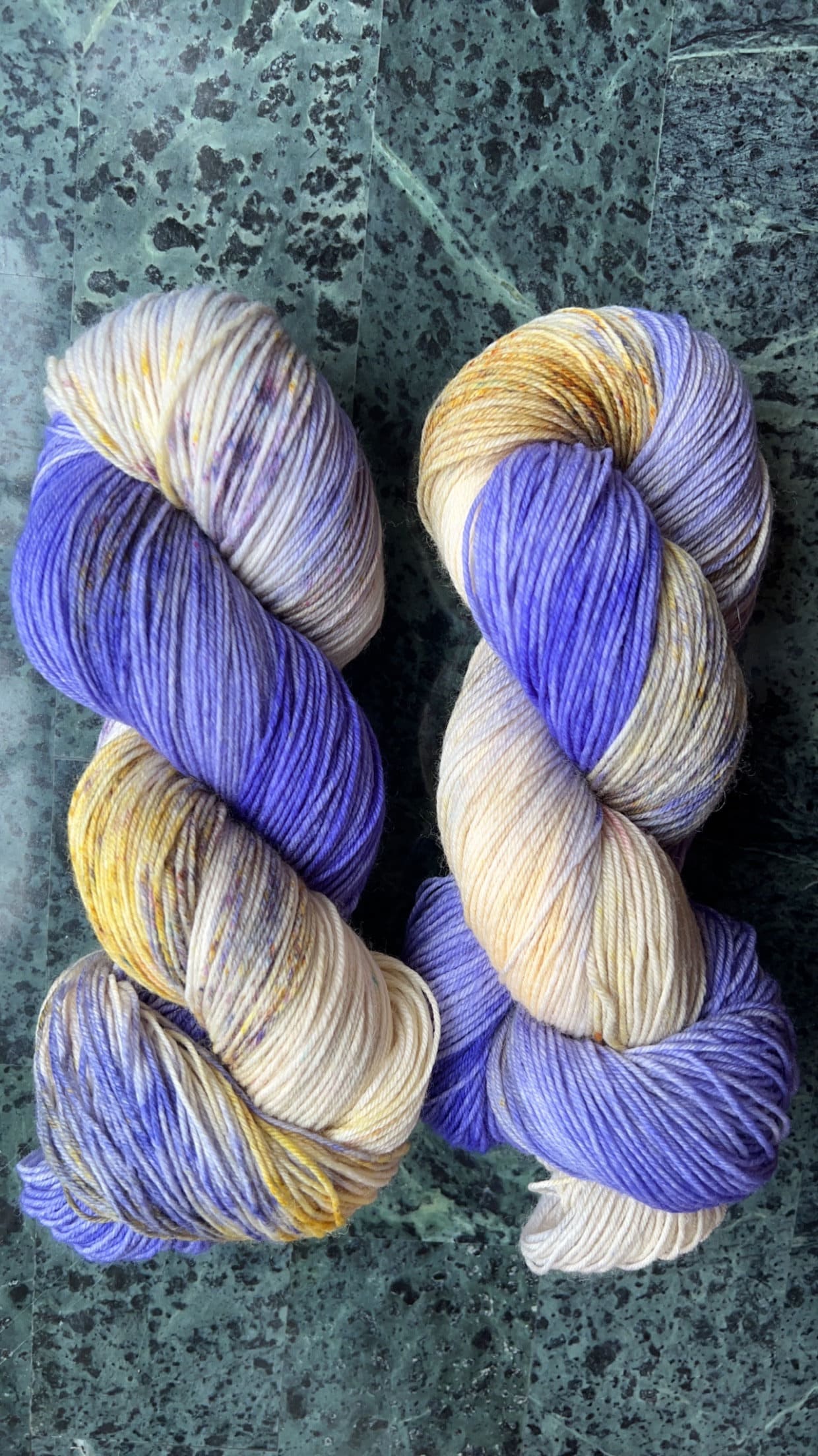 Hand-Dyed Merino Wool Yarn - Soft and Durable Yarn for Knitting and Crocheting | Indie Dyed Merino Wool | Fingering | Lavender Haze