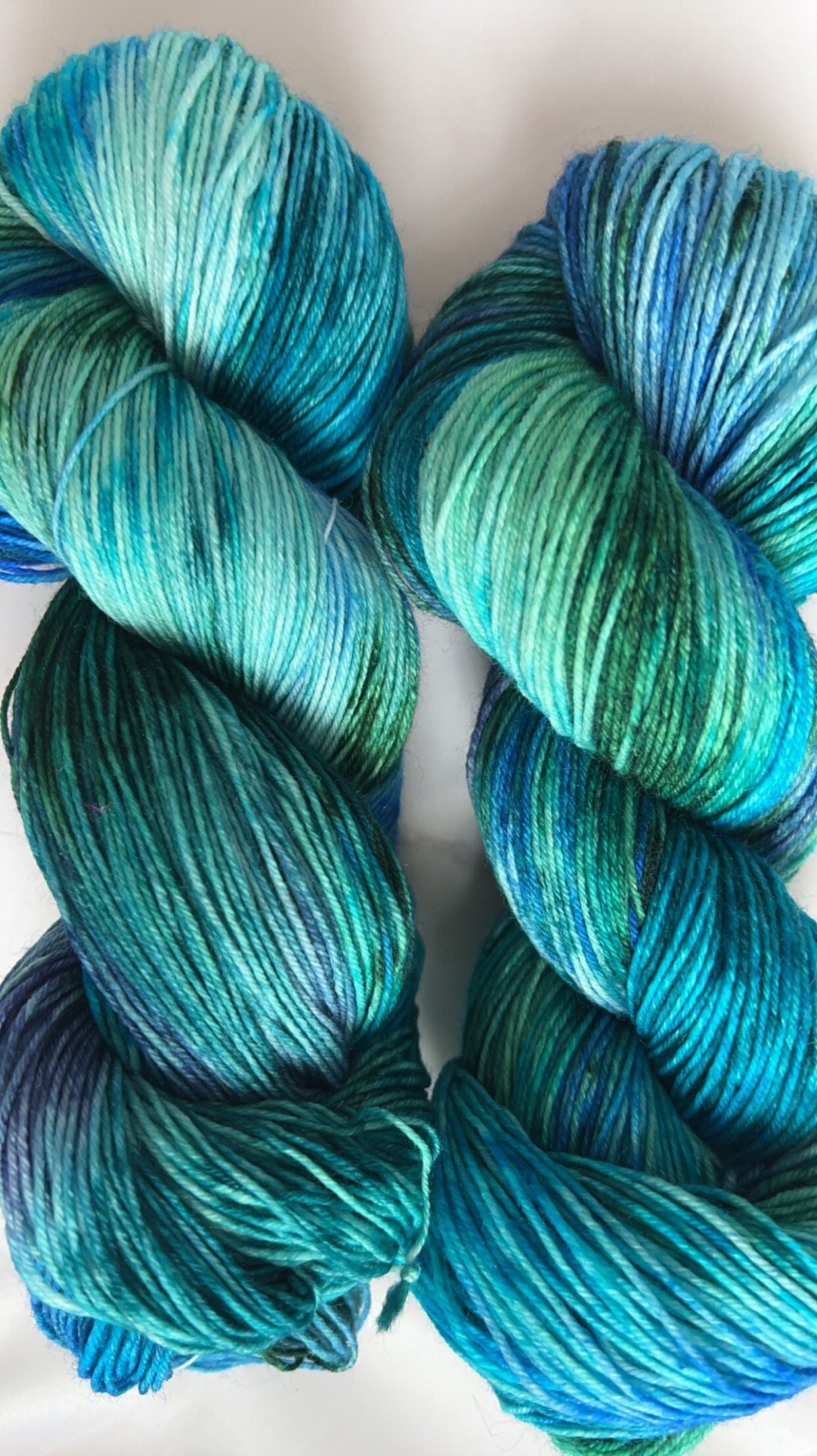 Hand-Dyed Merino Wool Yarn - Soft and Durable Yarn for Knitting and Crocheting | Indie Dyed Merino Wool | Fingering | Captain Planet