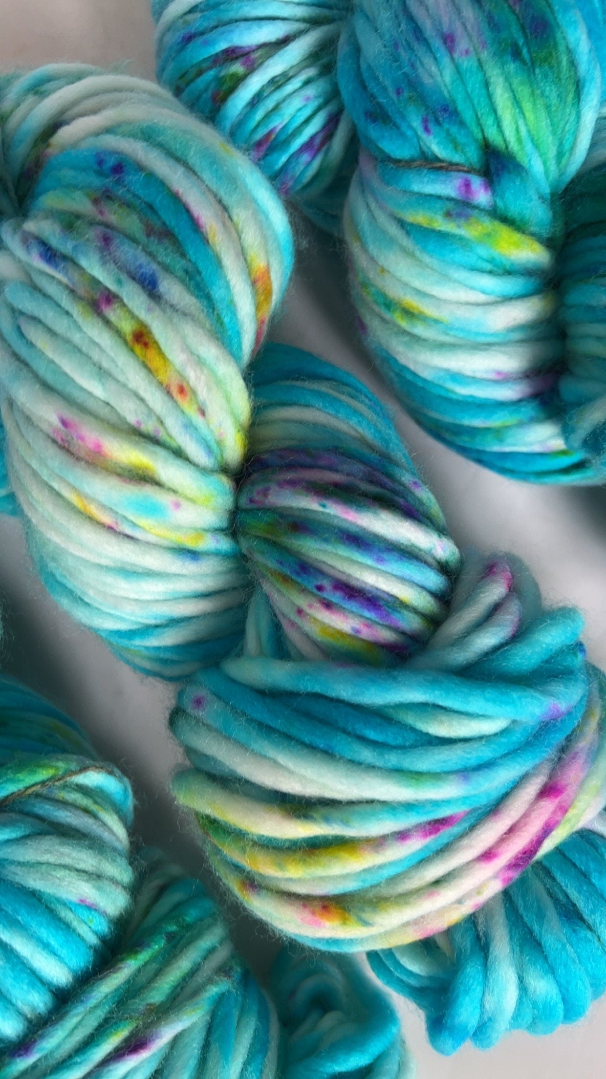 Hand dyed yarn | super bulky yarn | hand dyed merino wool yarn | indie dyed wool | Blue Bayou