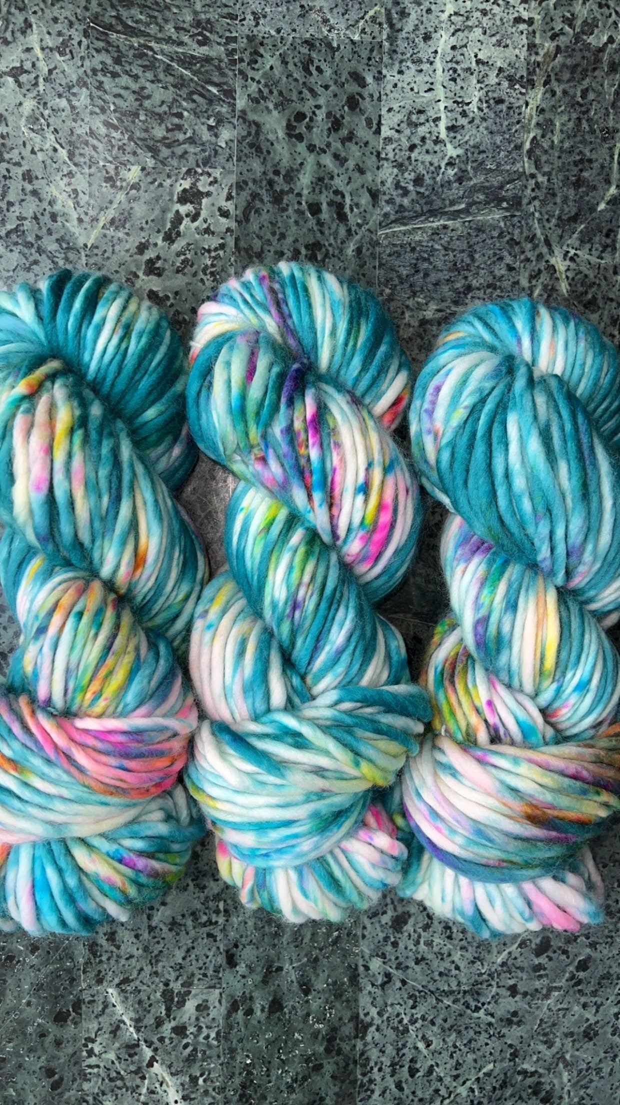 Hand dyed yarn | super bulky yarn | hand dyed merino wool yarn | indie dyed wool | Bailey Island