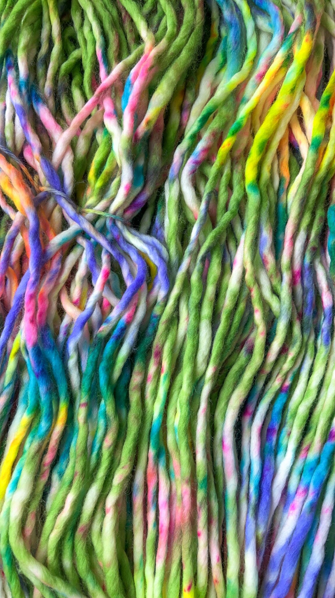 Hand-Dyed Merino Wool Yarn - Soft and Durable Yarn for Knitting and Crocheting | Indie Dyed Merino Wool | Super Bulky | Wild Thing