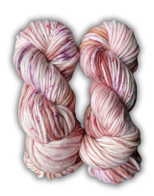 Hand dyed yarn | super bulky yarn | hand dyed merino wool yarn | indie dyed wool | Mauveulous