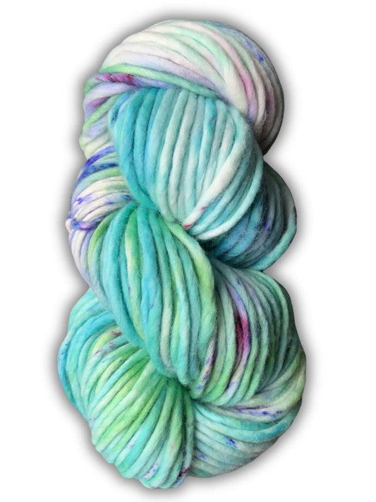 Hand dyed yarn | super bulky yarn | hand dyed merino wool yarn | indie dyed wool | Popham Beach