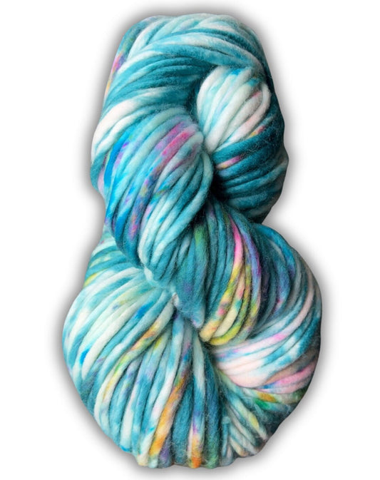 Hand dyed yarn | super bulky yarn | hand dyed merino wool yarn | indie dyed wool | Bailey Island