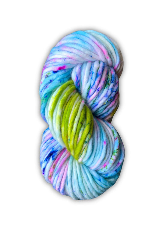Hand dyed yarn | super bulky yarn | hand dyed merino wool yarn | indie dyed wool | Virtual Insanity