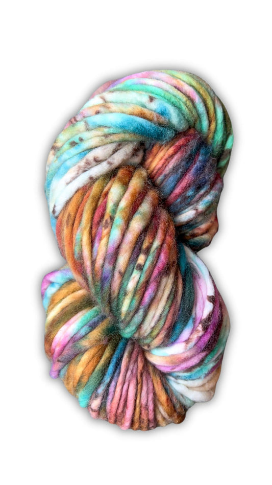 Hand dyed yarn | super bulky yarn | hand dyed merino wool yarn | indie dyed wool | Callisto