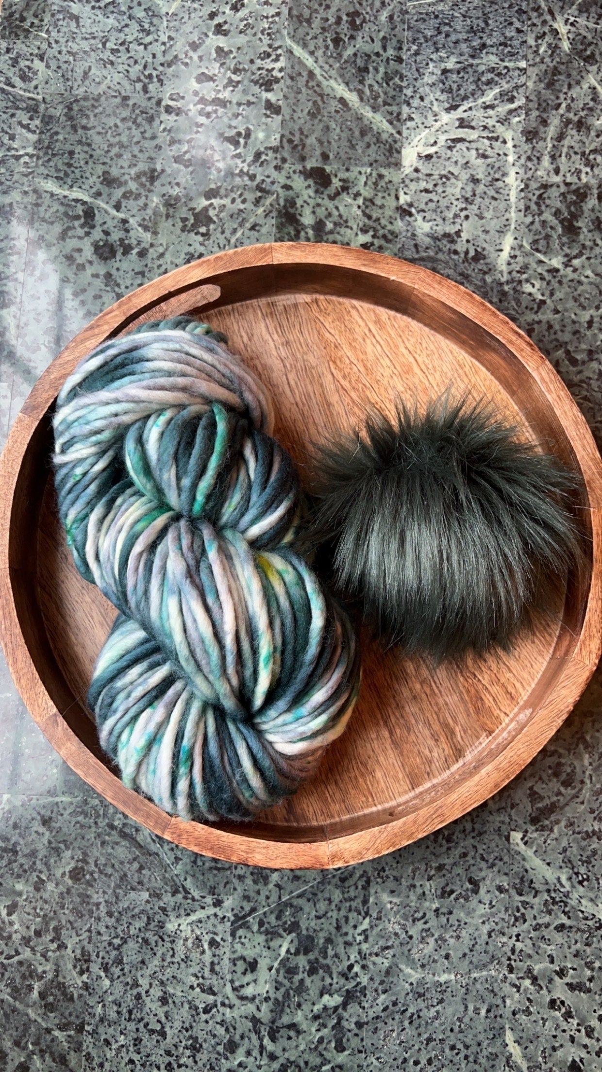 Hand dyed yarn | super bulky yarn | hand dyed merino wool yarn | indie dyed wool | Clover - Signature Colorway