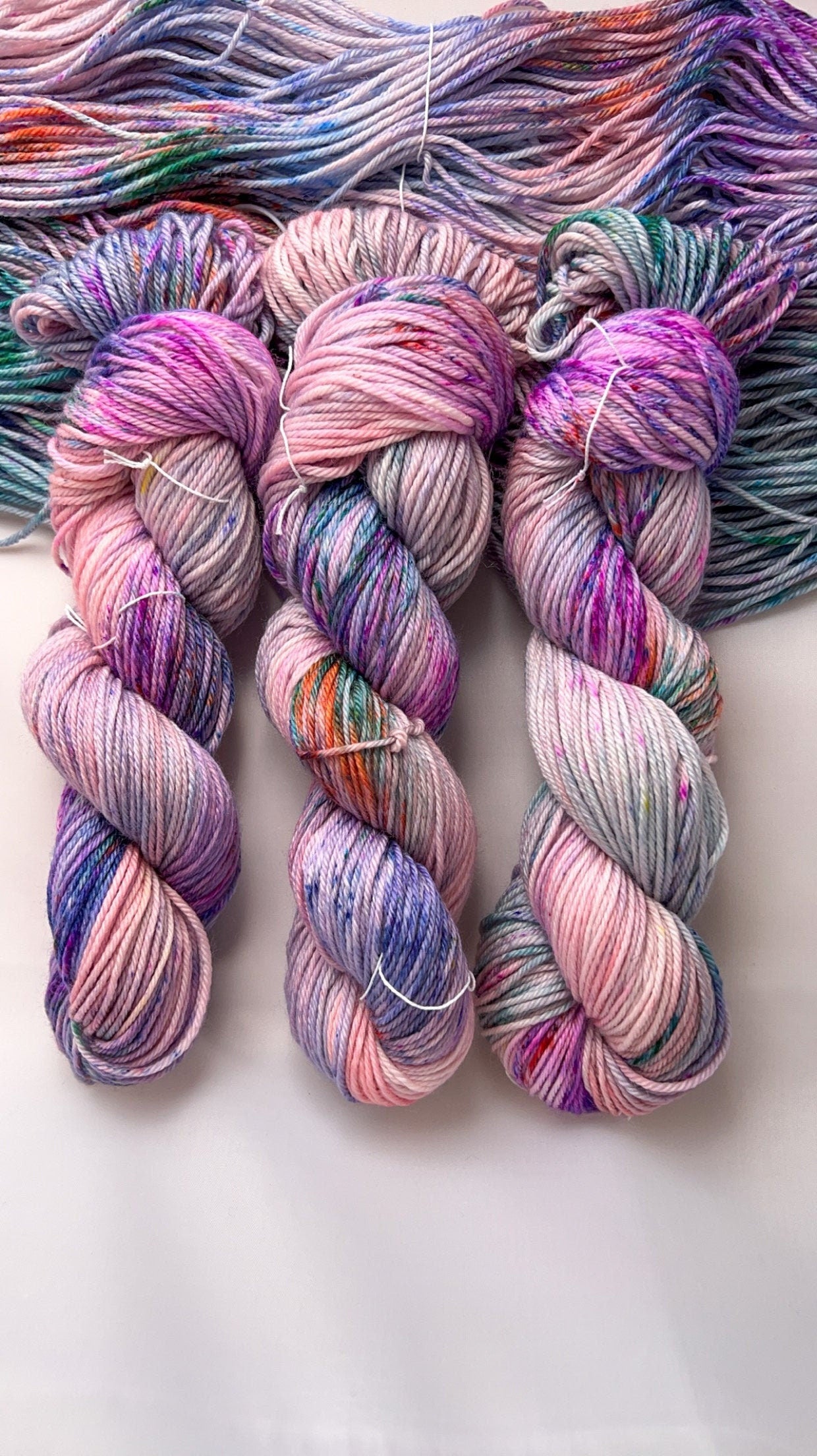 Hand dyed yarn | worsted weight yarn | bulky yarn | hand dyed merino wool yarn | Mermaid Hair