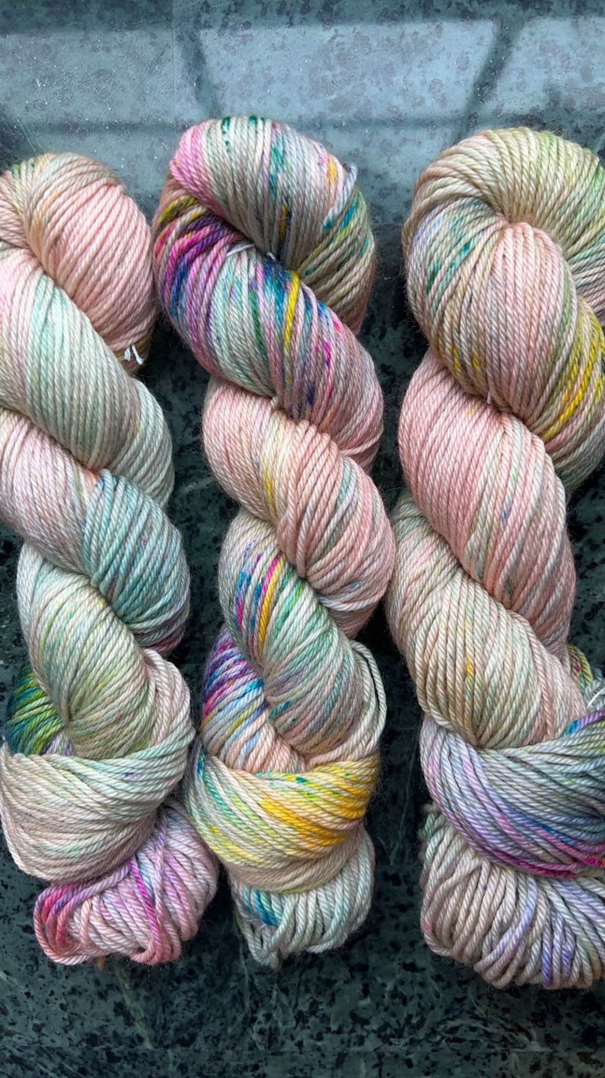 Hand-Dyed Merino Wool Yarn - Soft and Durable Yarn for Knitting and Crocheting | Indie Dyed Merino Wool | Worsted | Frat Party Punch