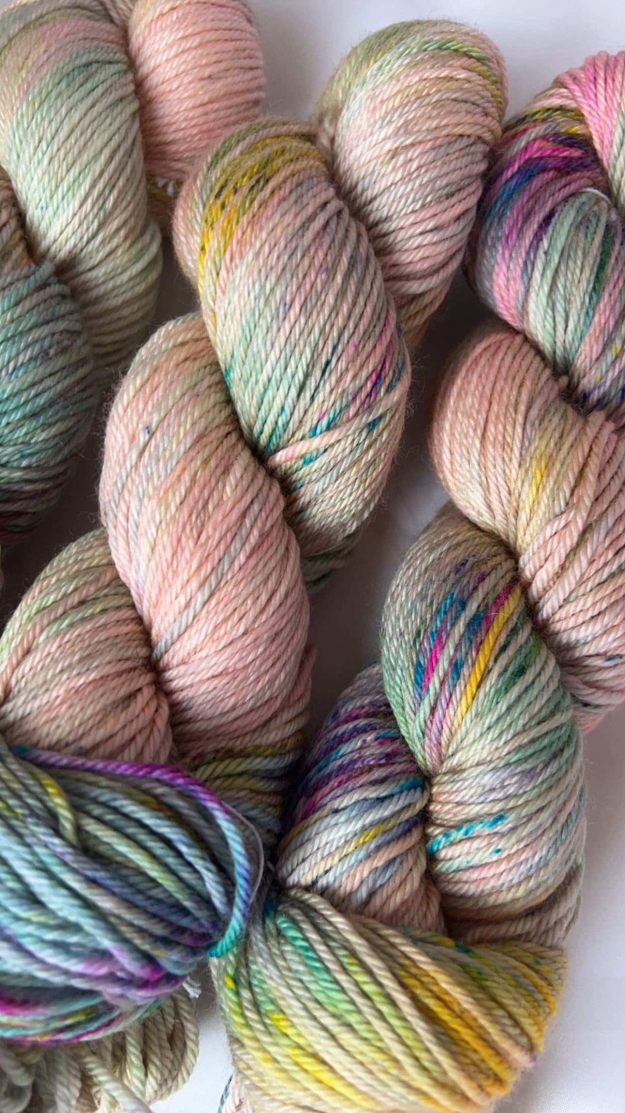 Hand-Dyed Merino Wool Yarn - Soft and Durable Yarn for Knitting and Crocheting | Indie Dyed Merino Wool | Worsted | Frat Party Punch