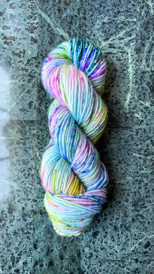 Hand dyed yarn | worsted/aran yarn | hand dyed merino wool yarn | indie dyed wool | Virtual Insanity