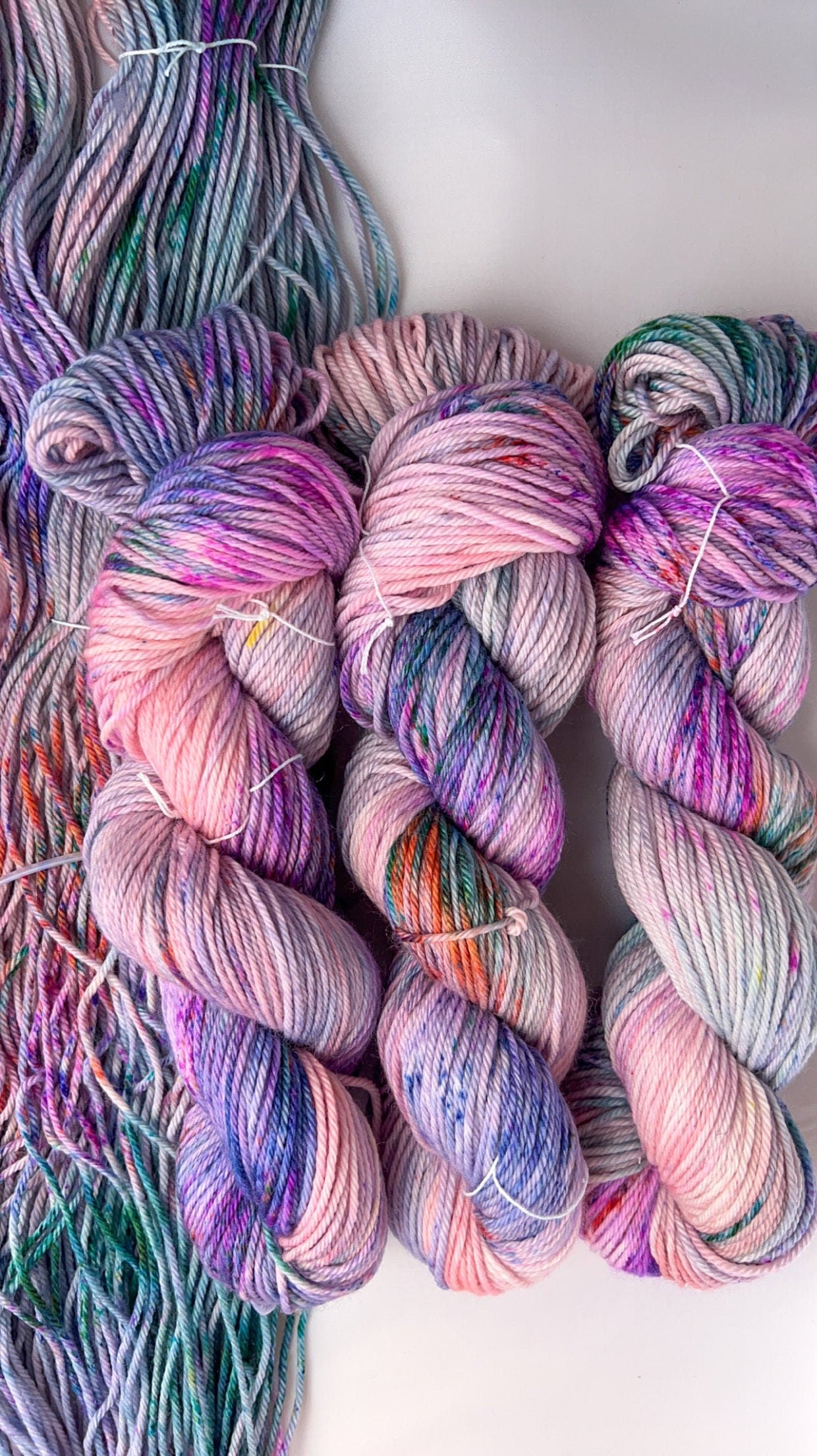 Hand dyed yarn | worsted weight yarn | bulky yarn | hand dyed merino wool yarn | Mermaid Hair