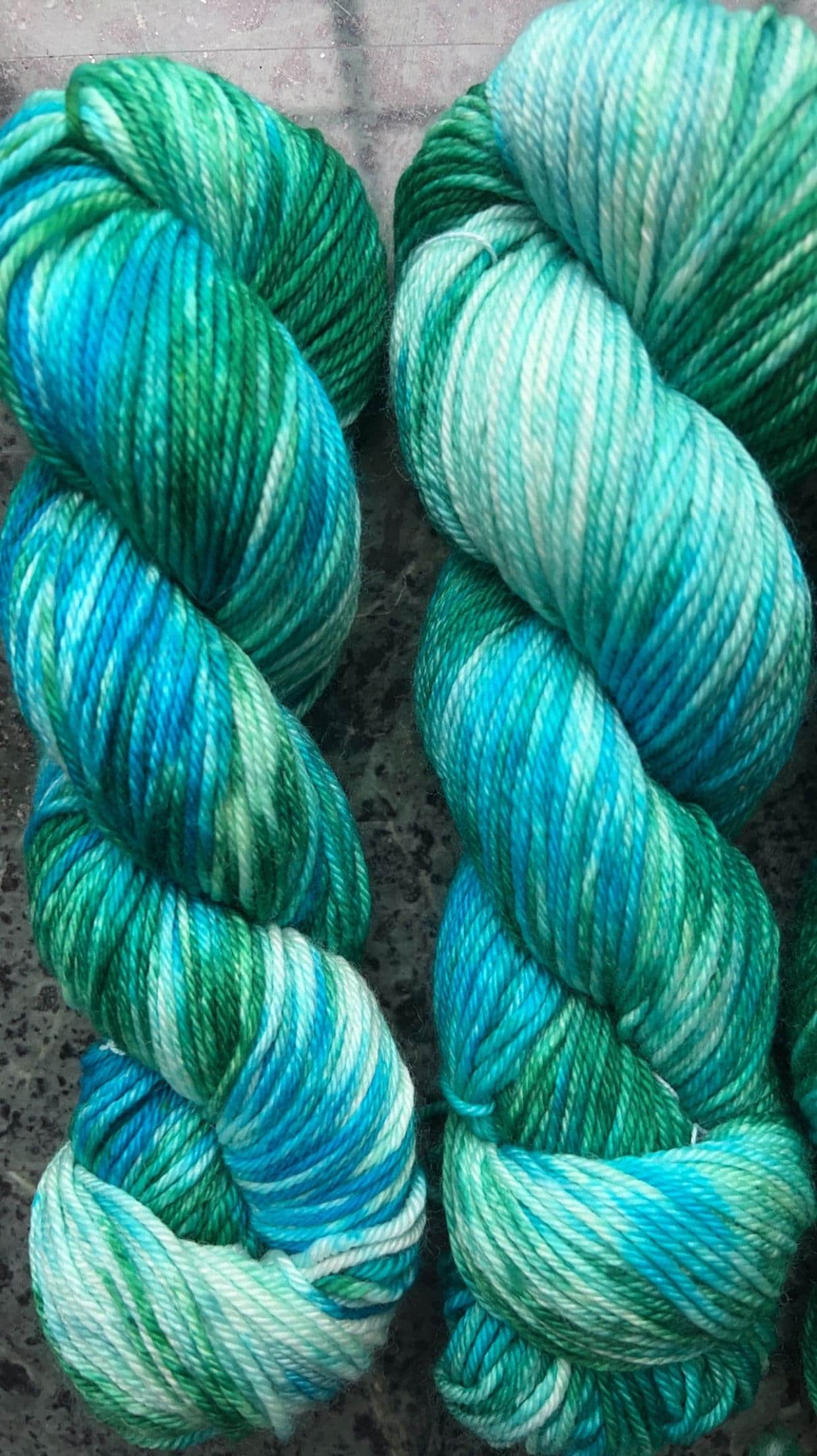 Hand-Dyed Merino Wool Yarn - Soft and Durable Yarn for Knitting and Crocheting | Indie Dyed Merino Wool | Worsted | Rainbow on the Sea