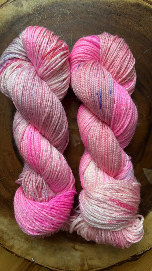 Hand-Dyed Merino Wool Yarn - Soft and Durable Yarn for Knitting and Crocheting | Indie Dyed Merino Wool | Worsted | Cupcake Frosting