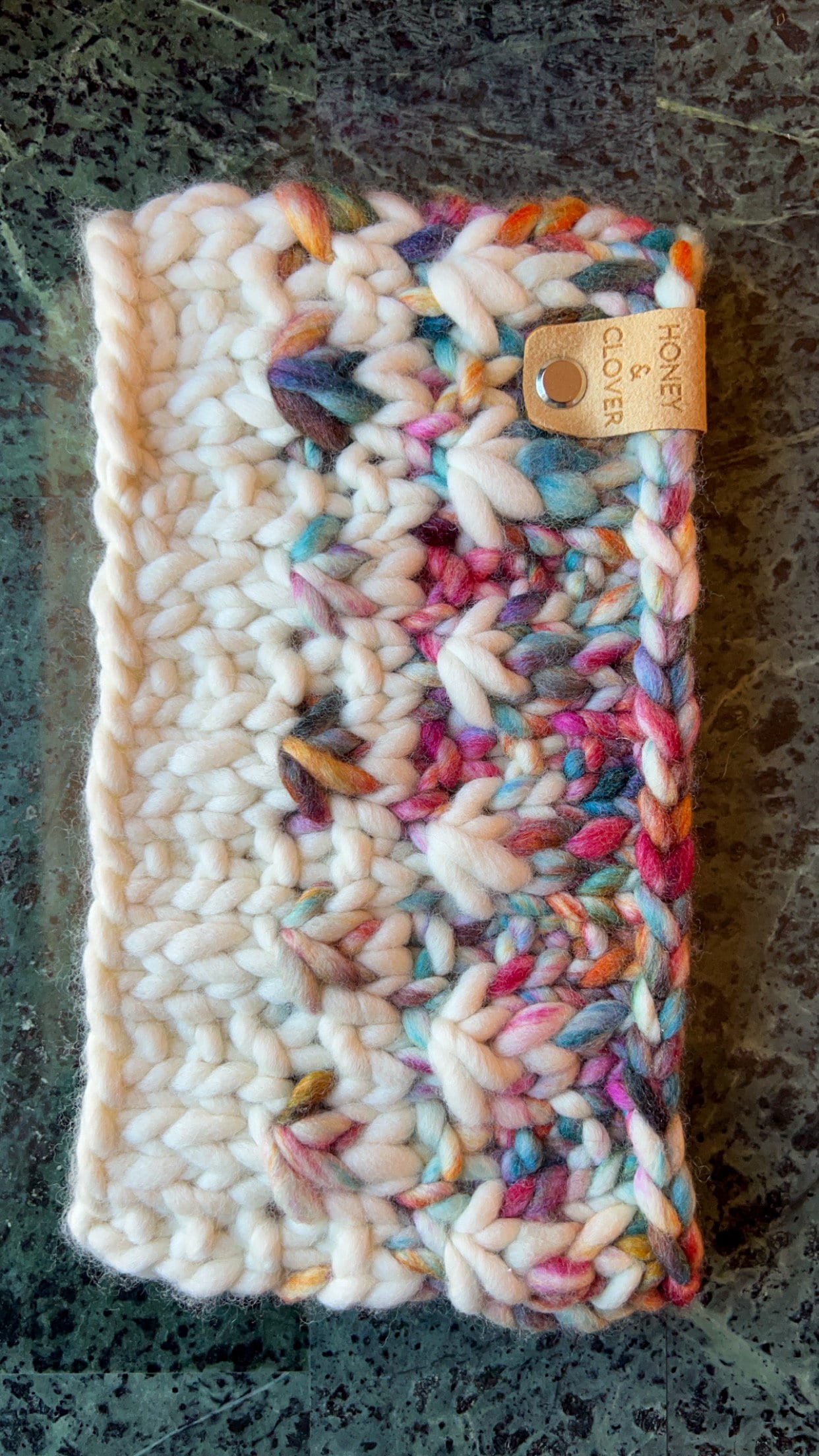 Handmade Merino Wool Knit Mirror Pond Headband/Ear warmer - Soft and Warm Knit Accessory