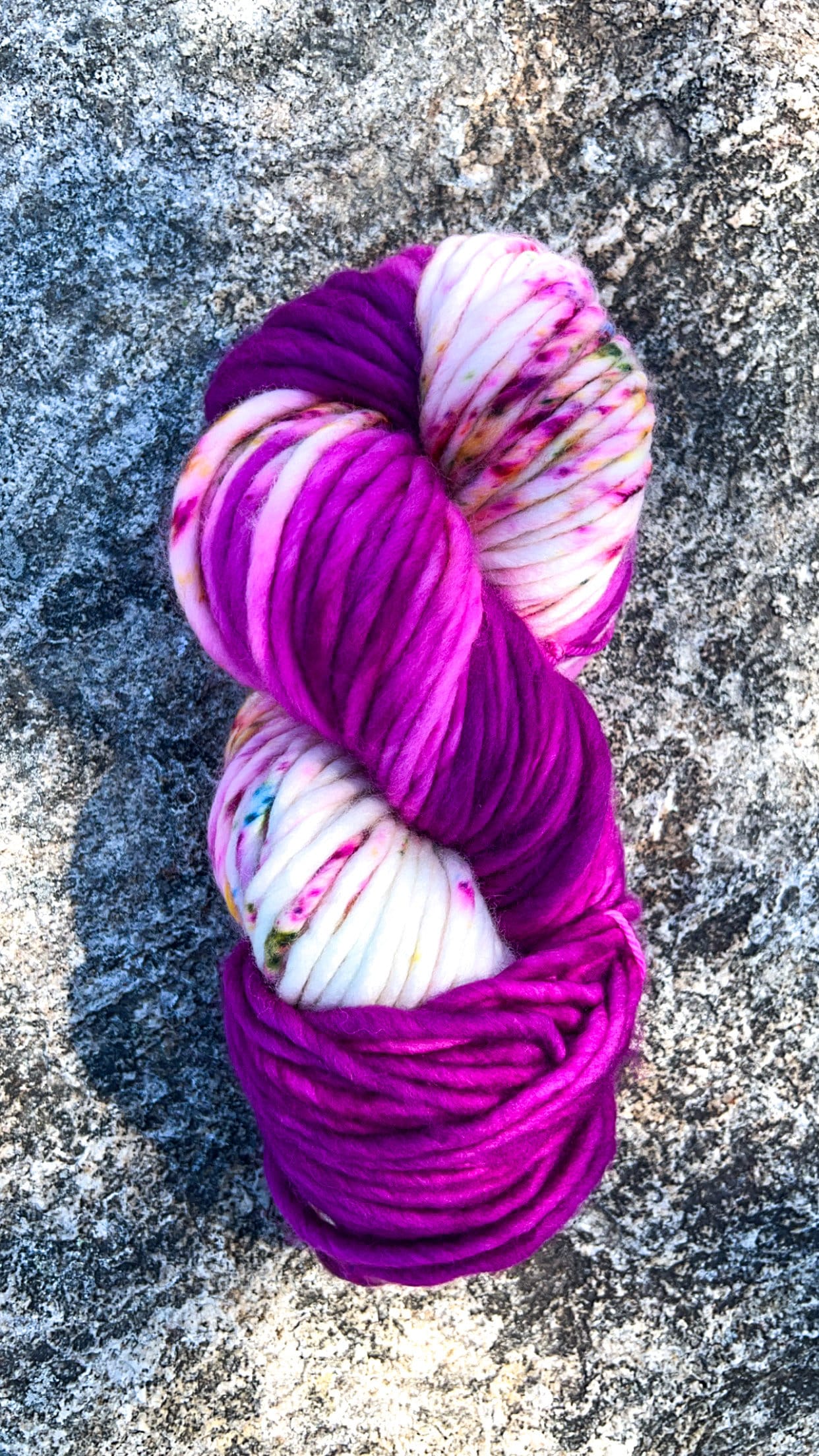 Hand dyed yarn | super bulky yarn | hand dyed merino wool yarn | indie dyed wool | Poppy